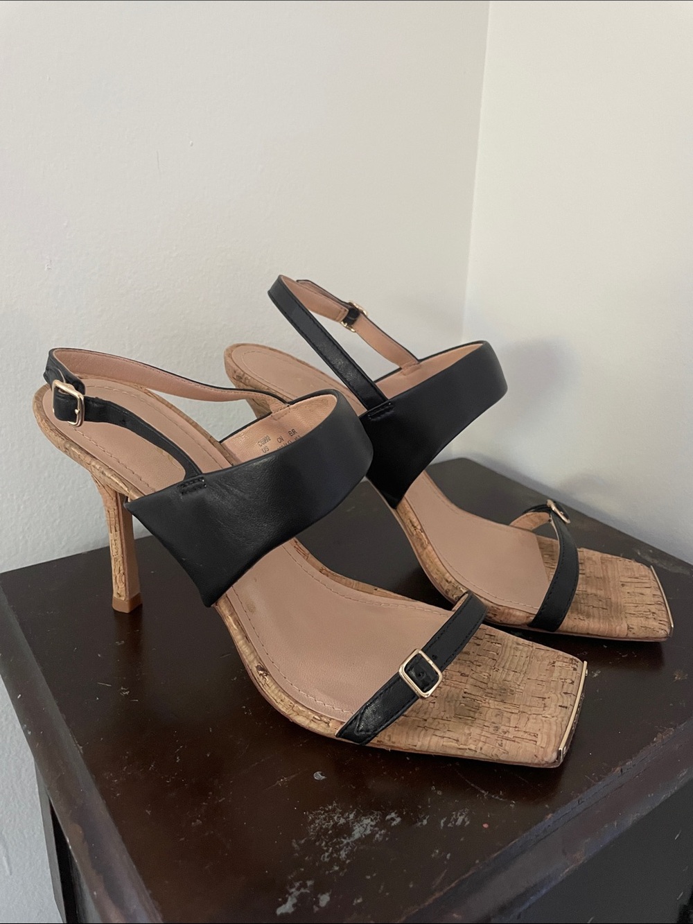 Coach Kit Leather Sandal Heel